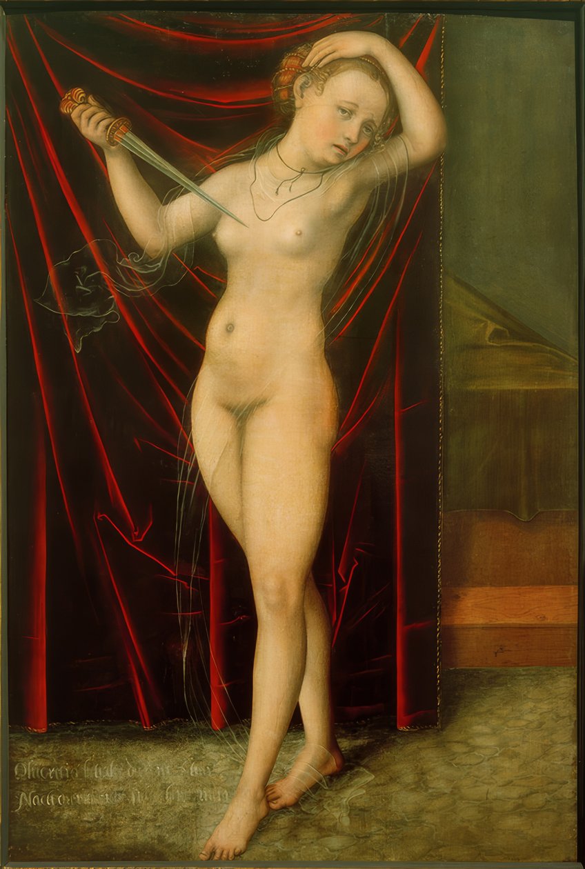 Suicide de Lucrèce - Lucas Cranach the Elder