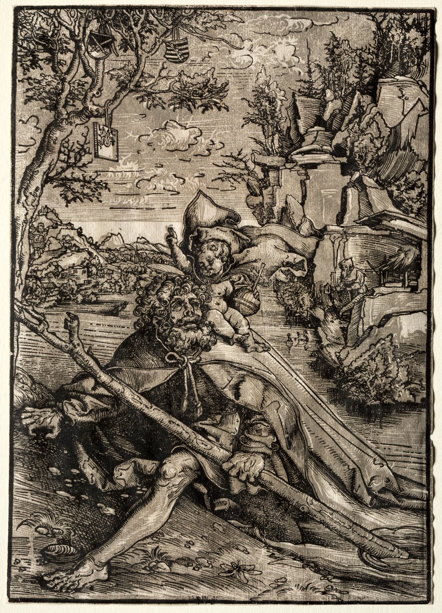 Saint Christophe, vers 1509 - Lucas Cranach the Elder