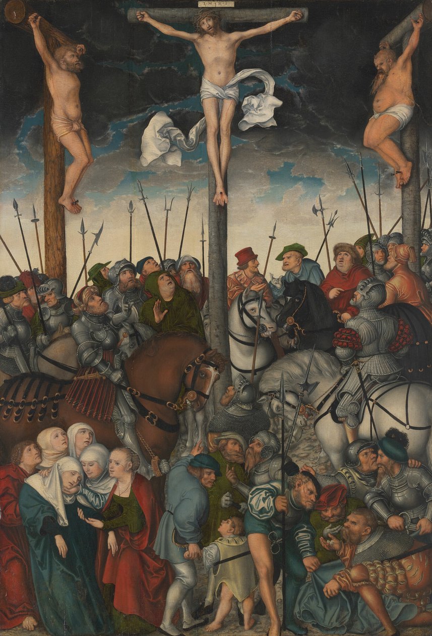 La crucifixion - Lucas Cranach the Elder