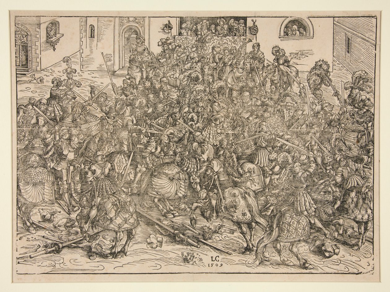 Le quatrième tournoi - Lucas Cranach the Elder