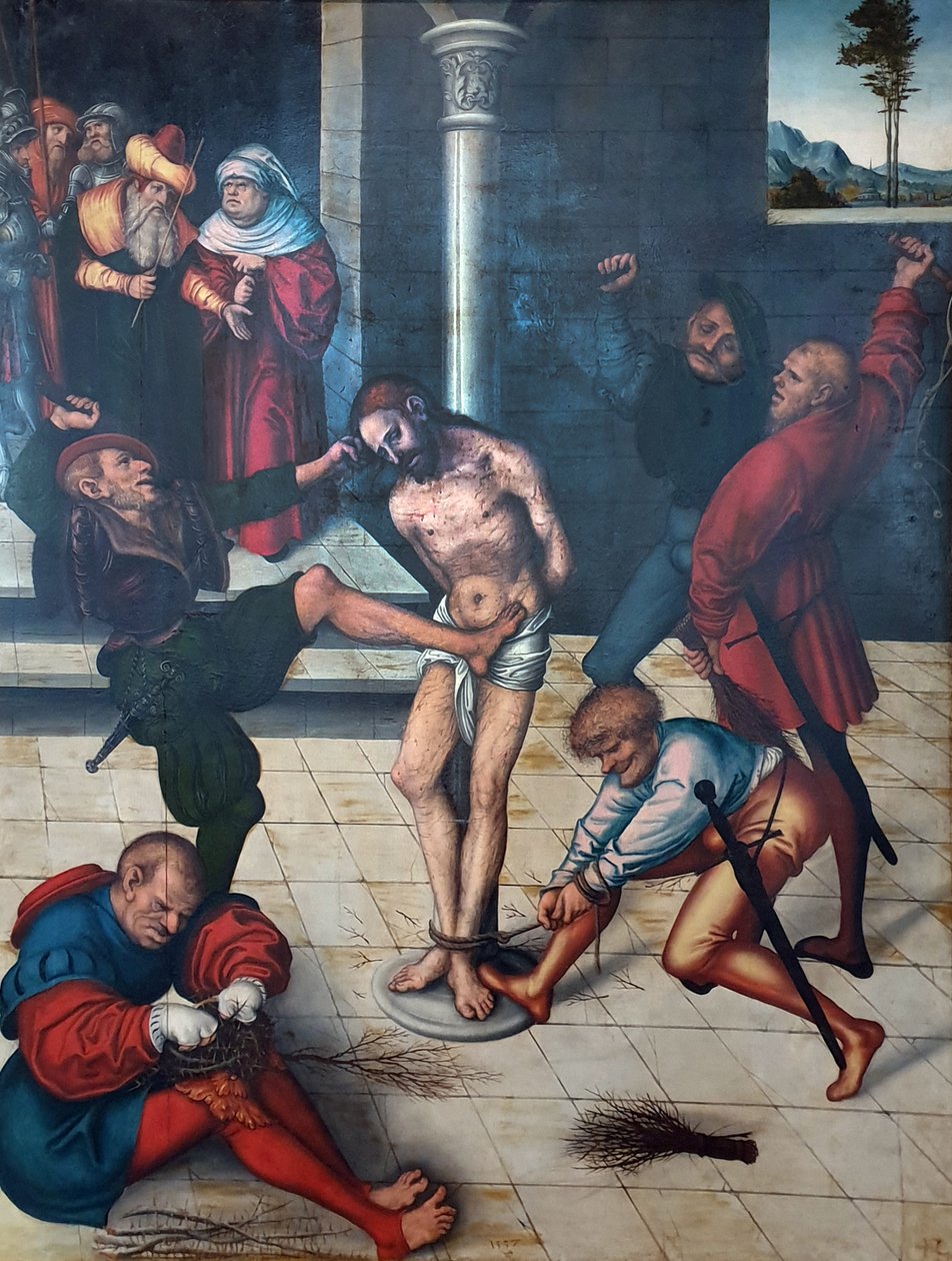 La flagellation du Christ - Lucas Cranach the Elder