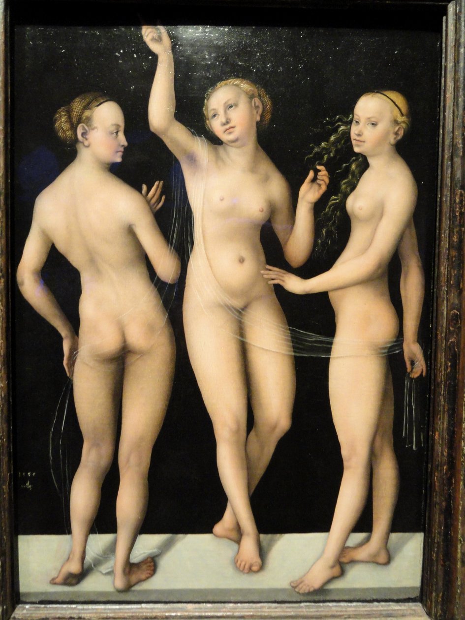 Les trois grâces - Lucas Cranach the Elder
