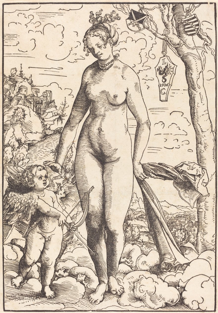 Vénus et Cupidon - Lucas Cranach the Elder
