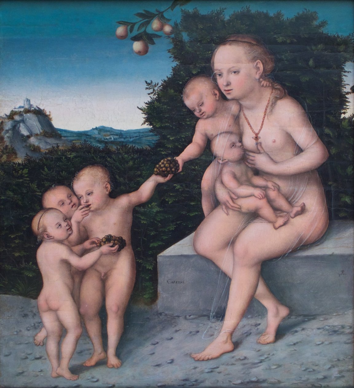 Allemand : Caritas Charity - Lucas Cranach the Younger