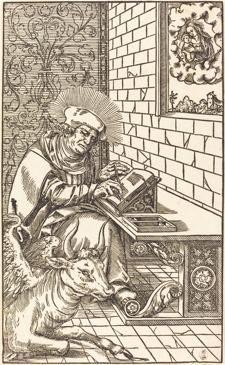 Saint Luc - Lucas Cranach the Younger