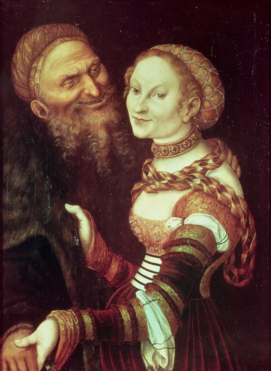 Le vieil homme amoureux - Lucas the Elder Cranach