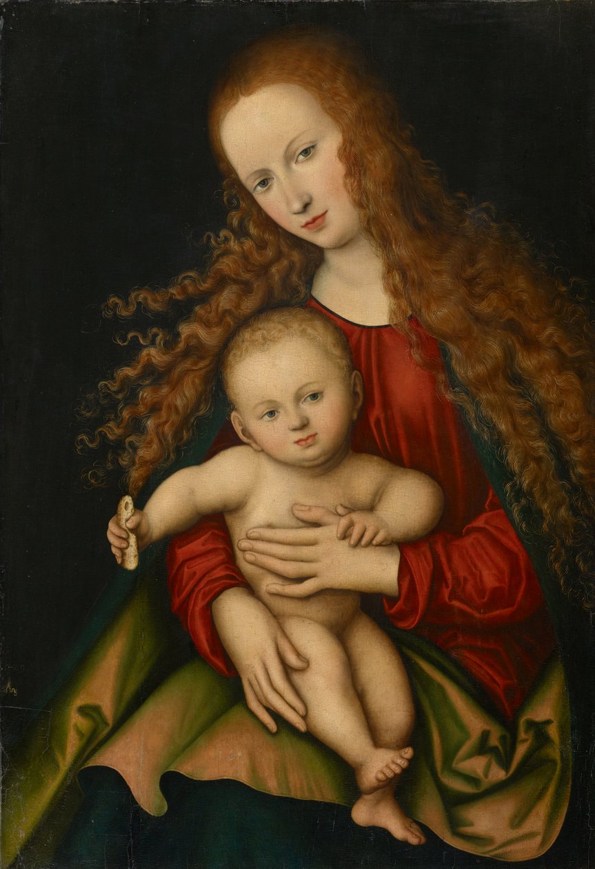 Vierge et Enfant - Lucas the Elder Cranach