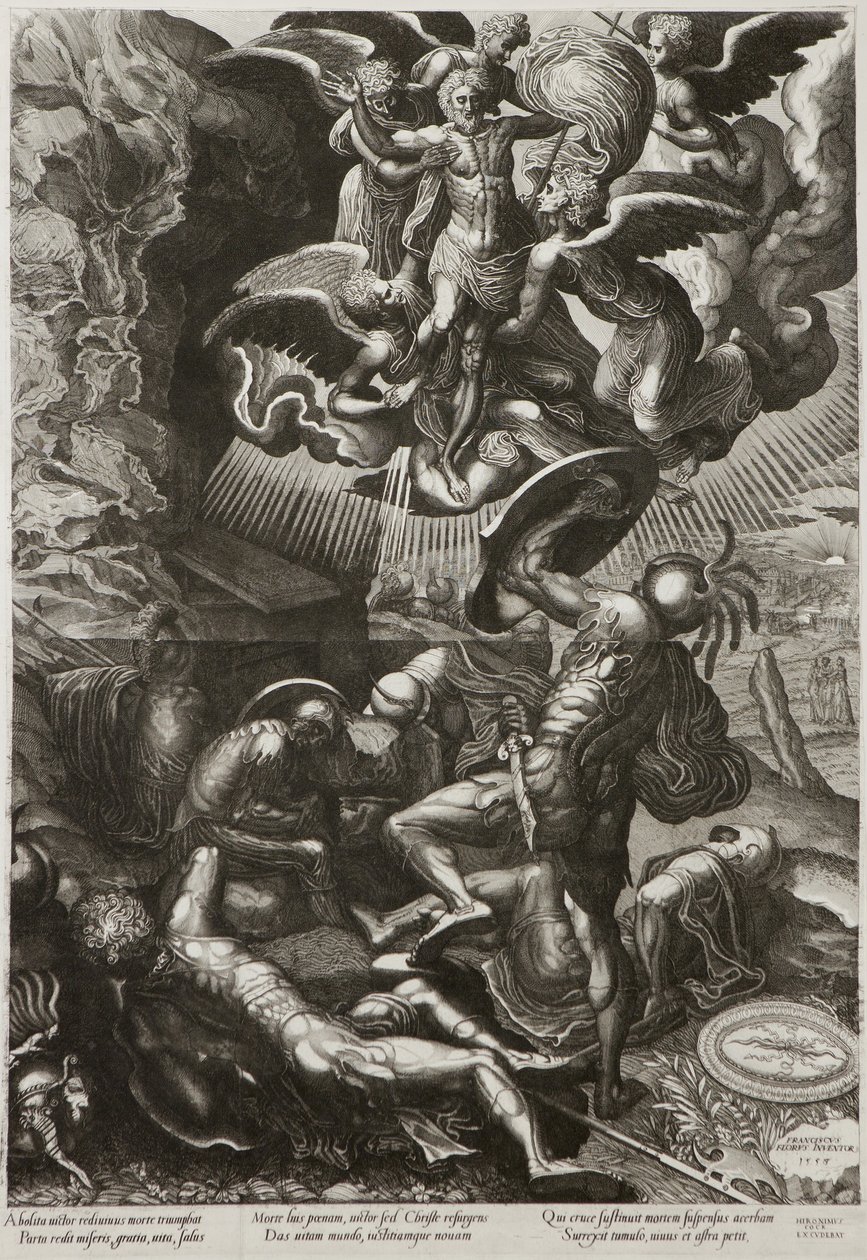 La Résurrection du Christ, 1557 - Lucas van Doetechum