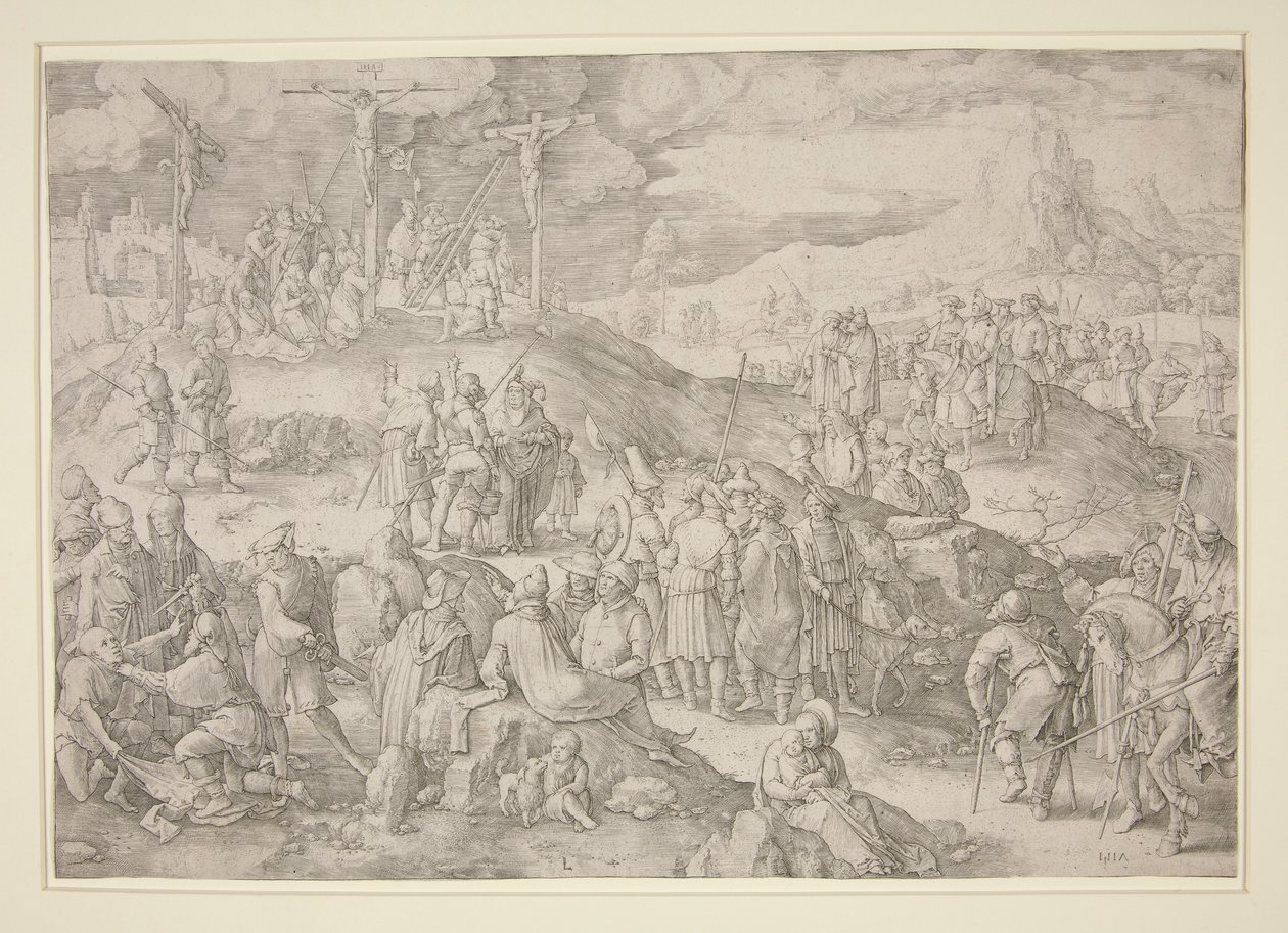 Golgotha (Le Grand Calvaire) - Lucas van Leyden