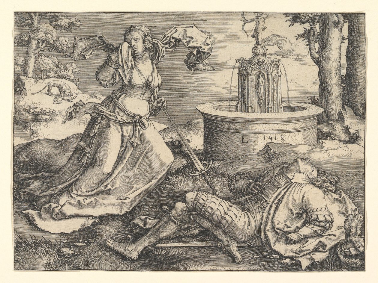 Pyramus et Thisbe, 1514 - Lucas van Leyden