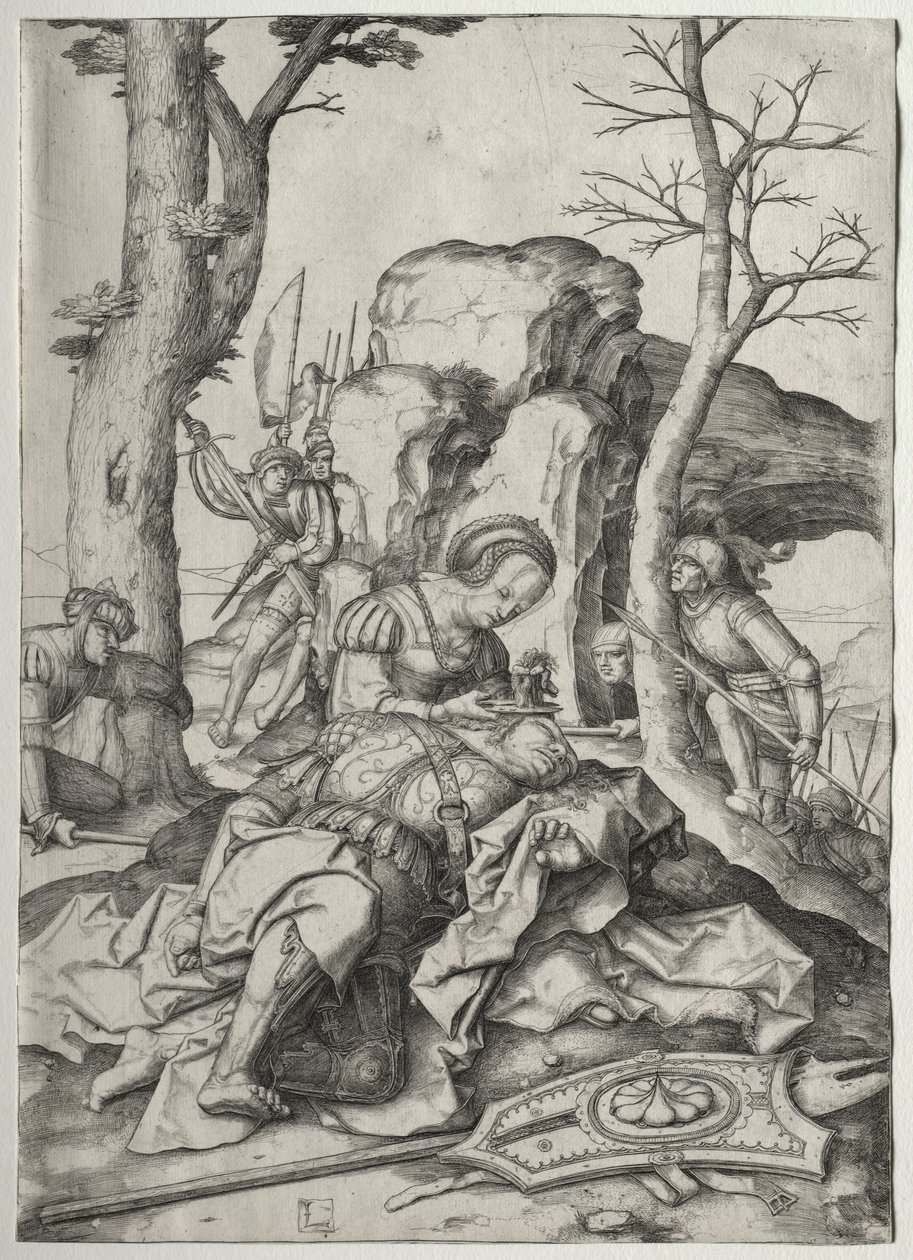 Samson et Dalila, c. 1507 - Lucas van Leyden