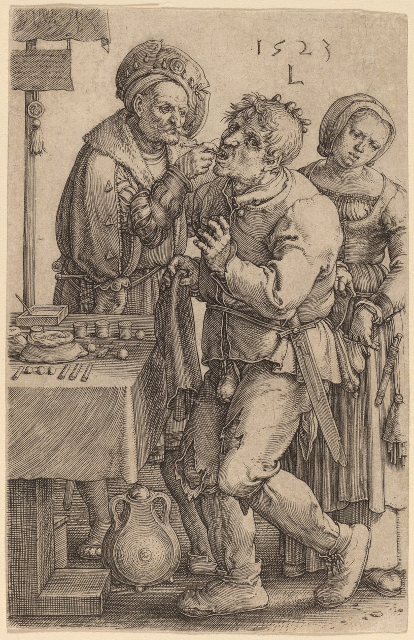 Le dentiste - Lucas van Leyden