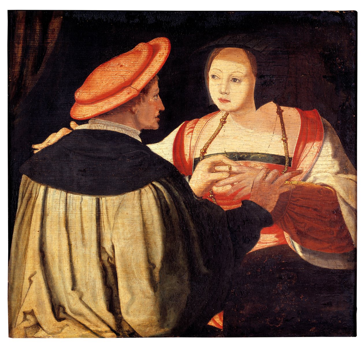 Les fiançailles - Lucas van Leyden