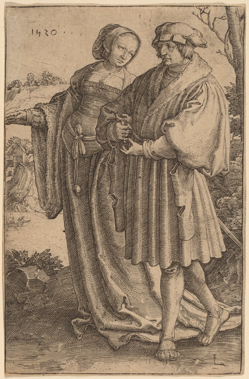 La promenade - Lucas van Leyden