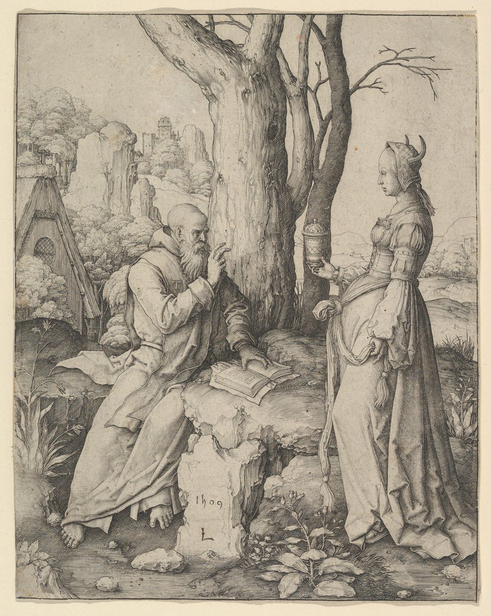 La Tentation de Saint Antoine, 1509 - Lucas van Leyden