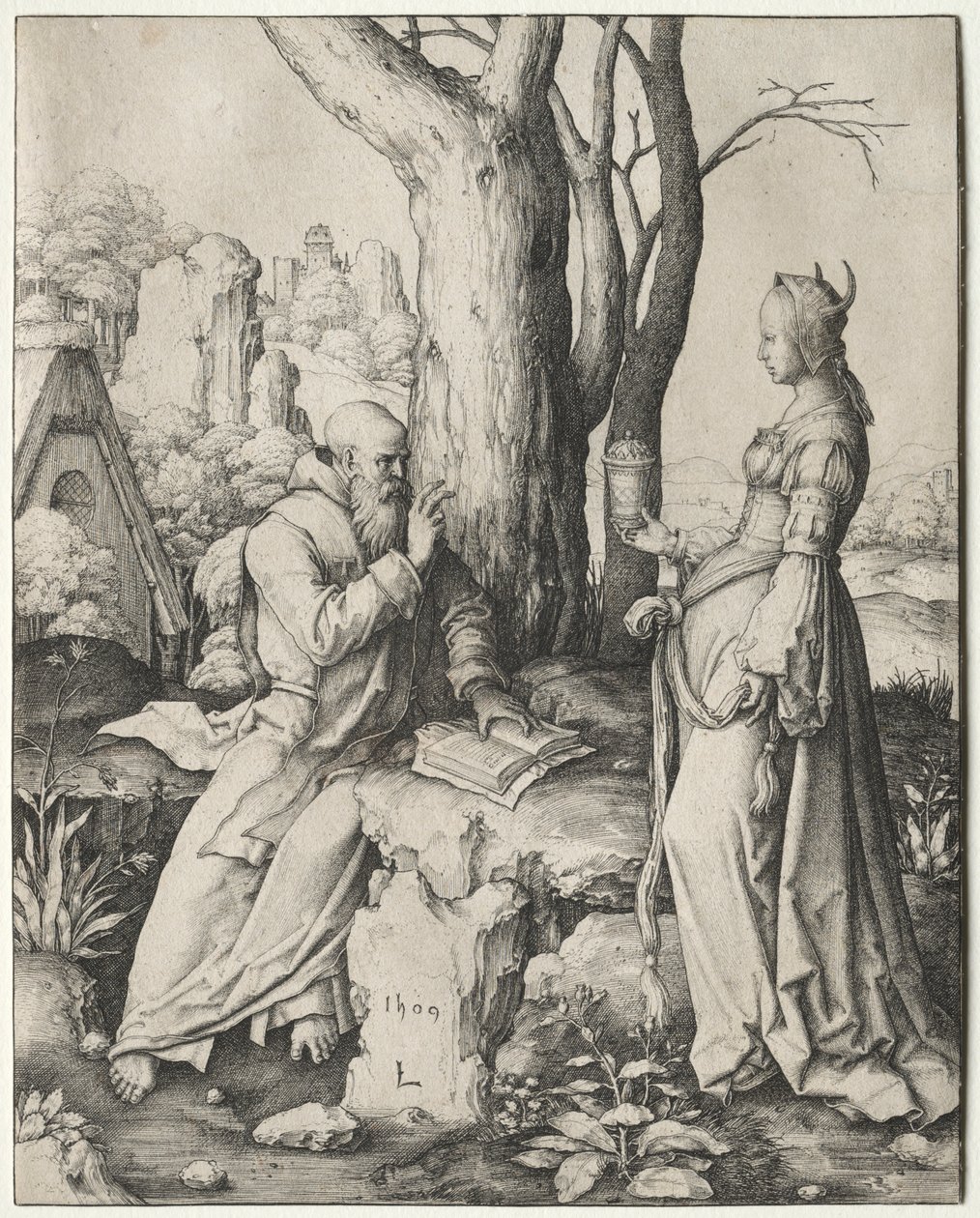 La Tentation de Saint Antoine, 1509 - Lucas van Leyden