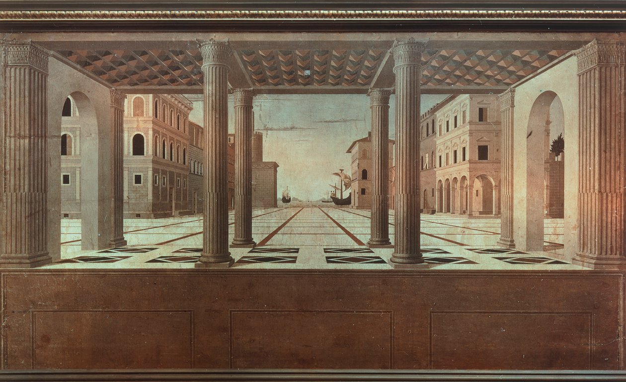 Vue idéale, par Luciano Laurana - Luciano Laurana