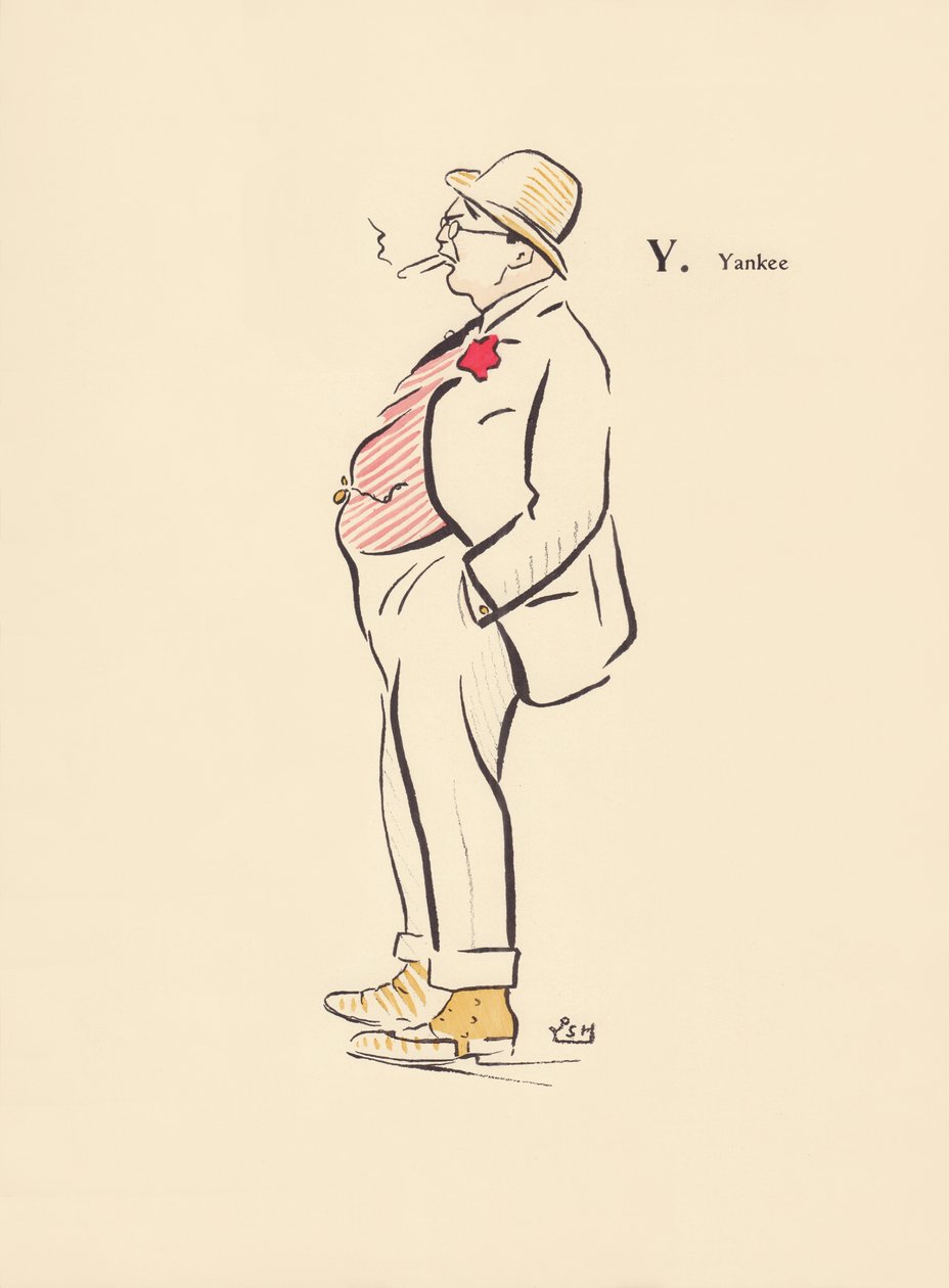 Y. Yankee - Lucien L. (active 1904) Henreaux