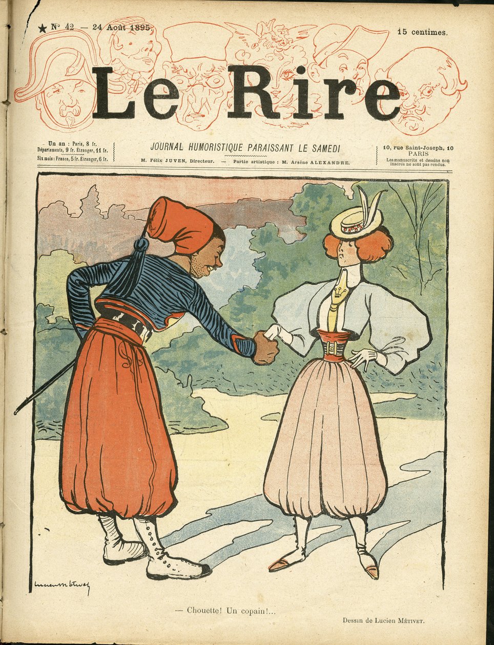 Couverture de "Le Rire" - Lucien Metivet