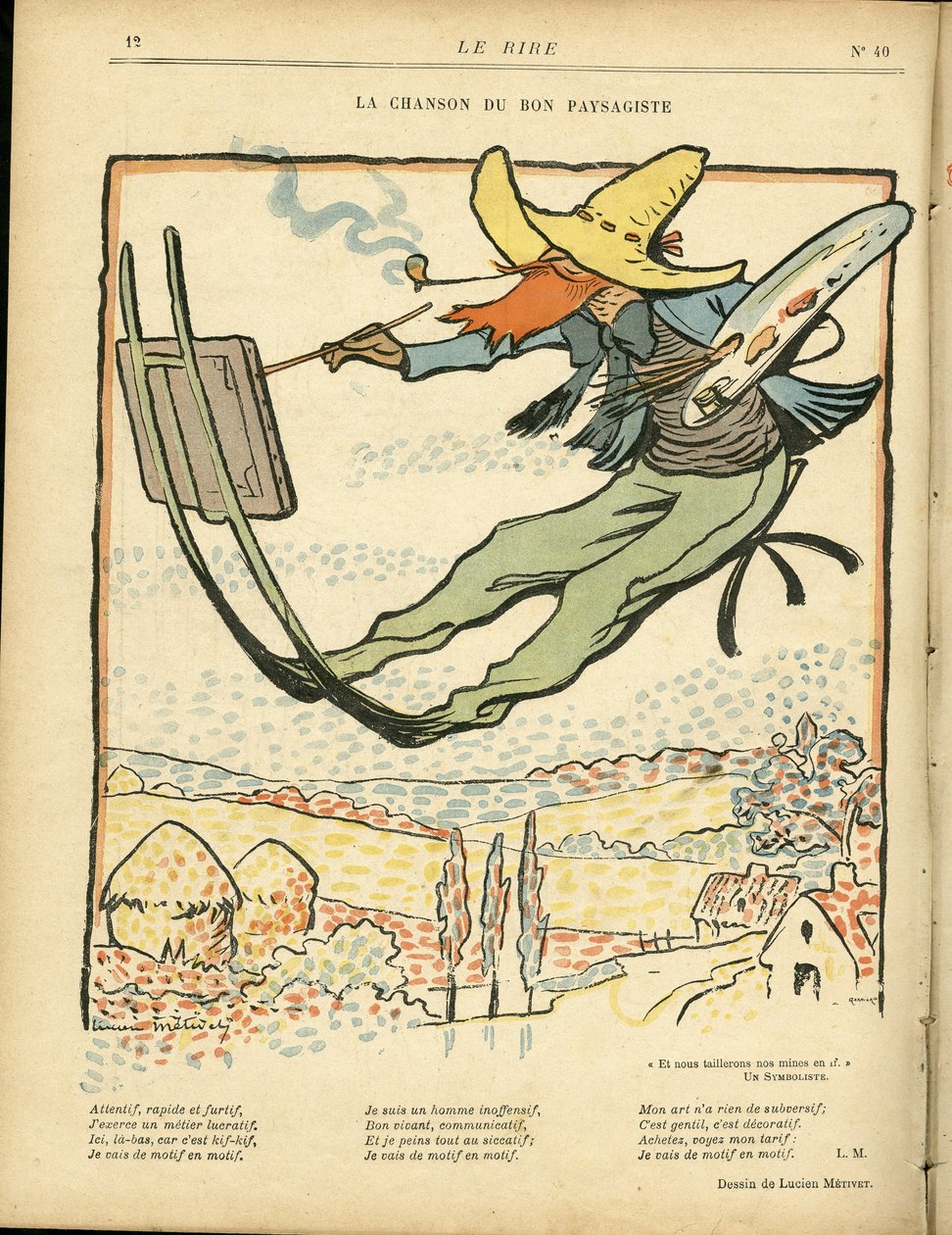 Illustration dans Le Rire - Lucien Metivet