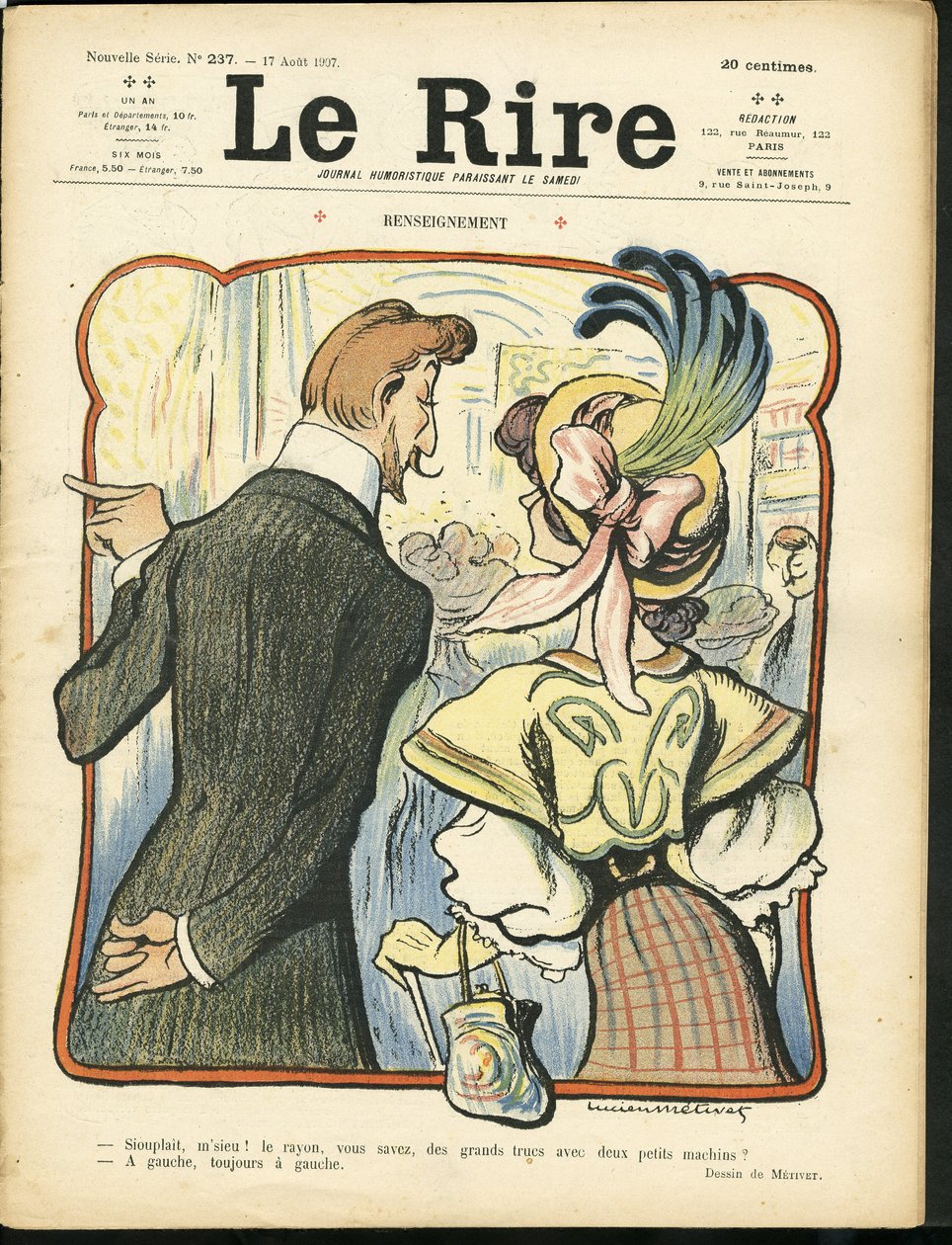 Couverture de Le Rire - Lucien Metivet