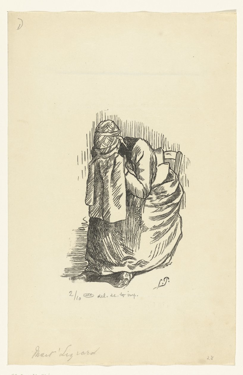 Femme pleurant (Mait
