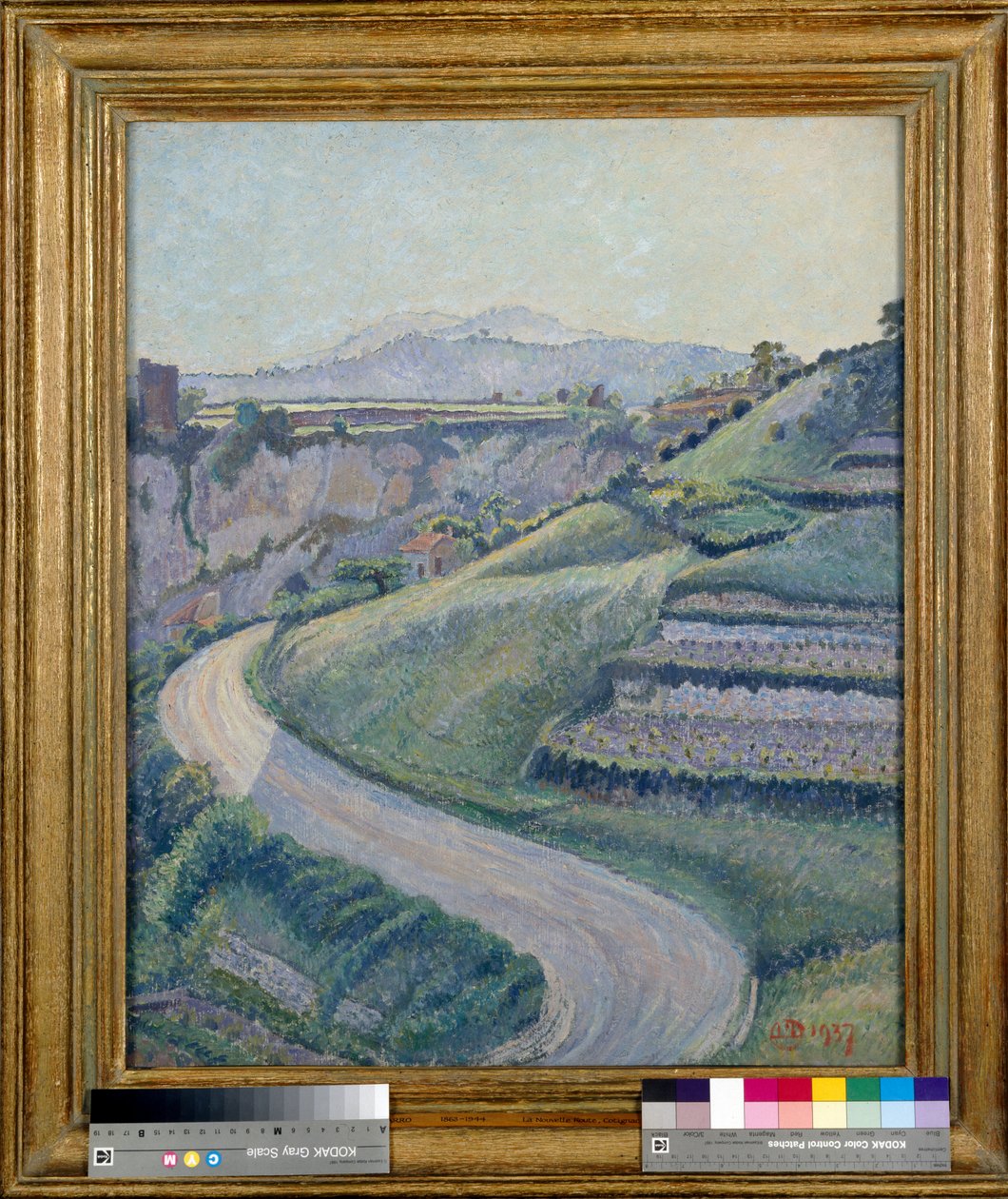 La Nouvelle Route, Cotignac - Lucien Pissarro