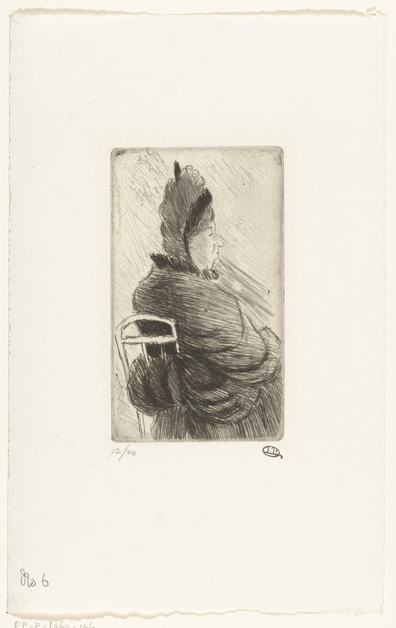 Femme assise - Lucien Pissarro