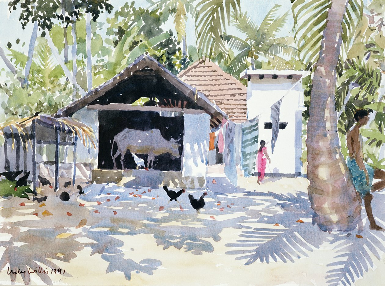 Les Backwaters, Kerala, Inde, 1991 - Lucy Willis