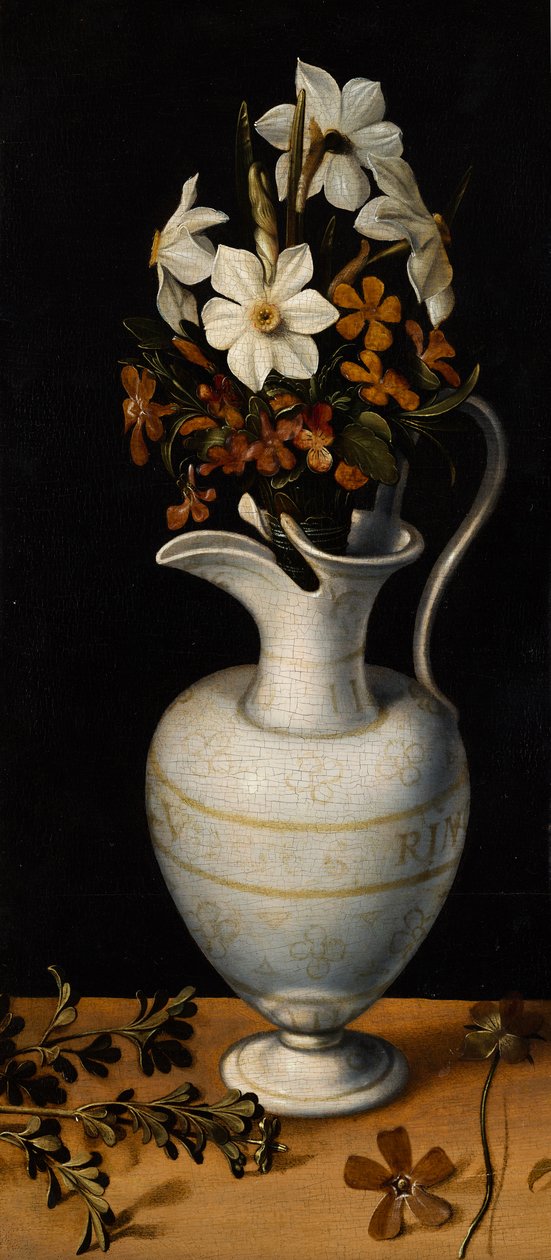 Narcisses, pervenches et violettes dans un pot - Ludger Tom the Younger Ring