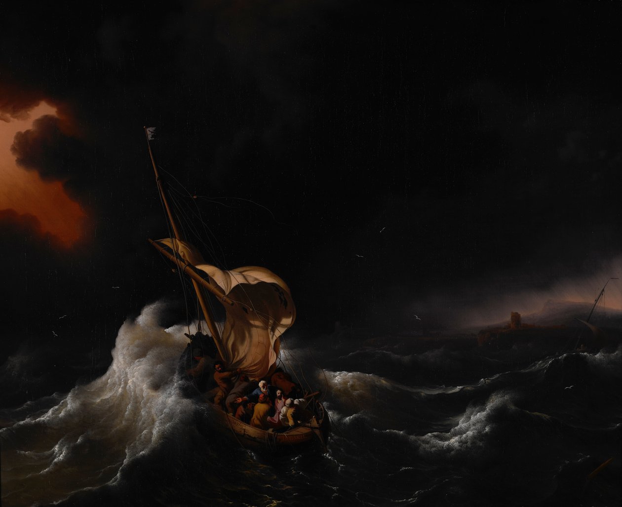 Christ dans la tempête sur la mer de Galilée - Ludolf Backhuysen