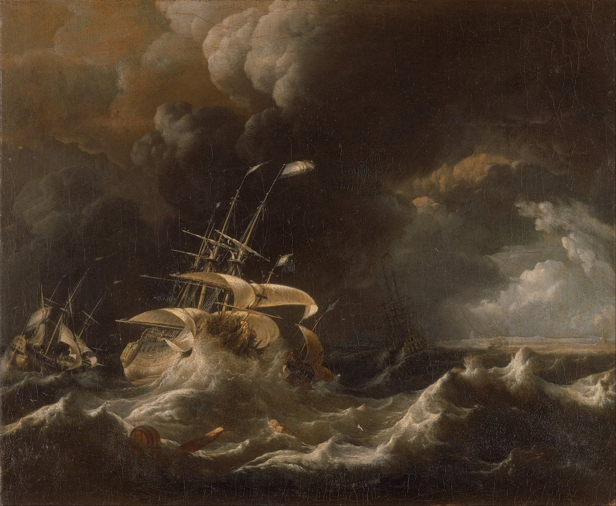 Marchand hollandais - Ludolf Bakhuizen