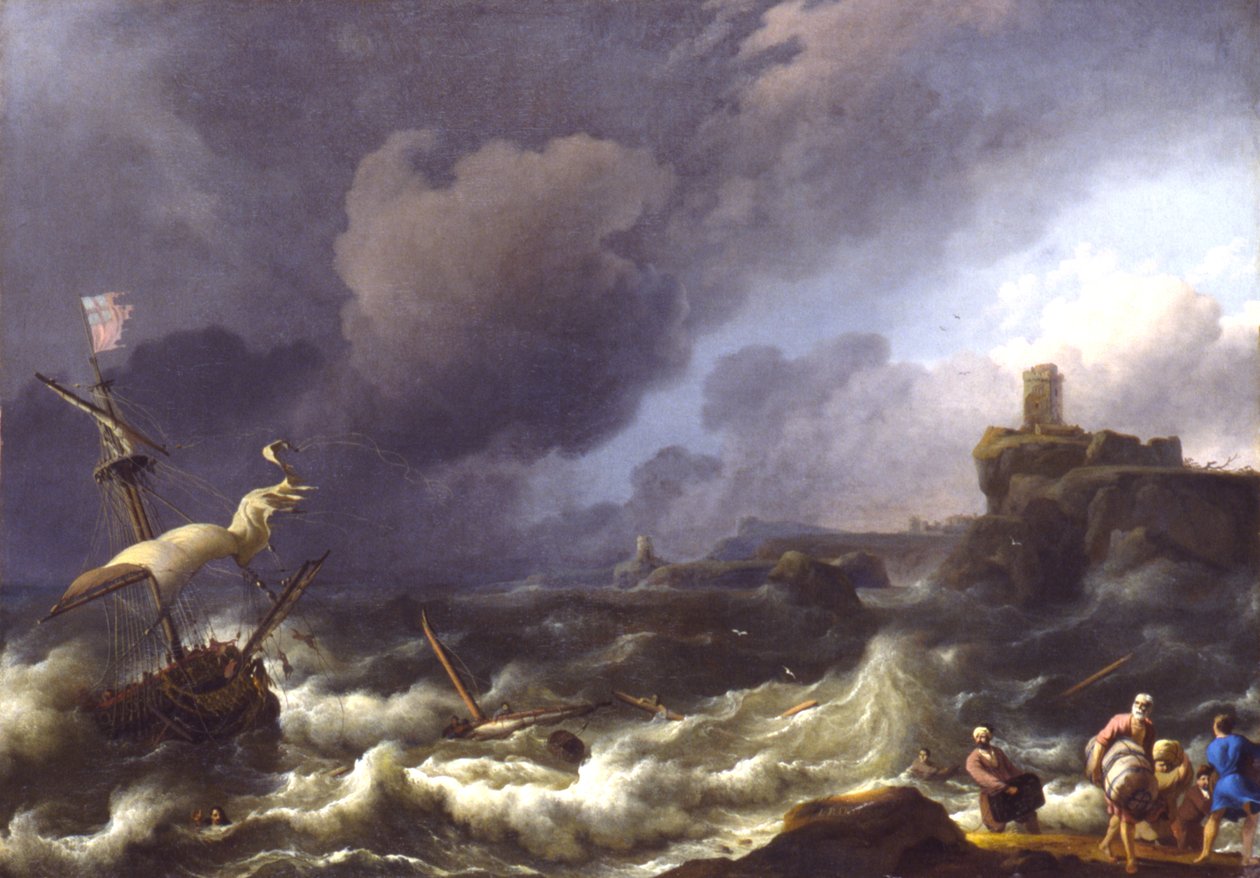 La tempête - Ludolf Backhuysen
