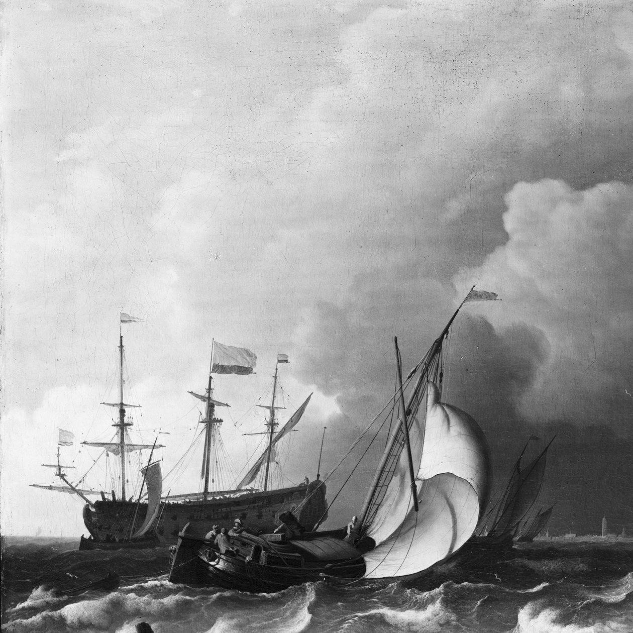 Mer agitée - Ludolf Bakhuysen