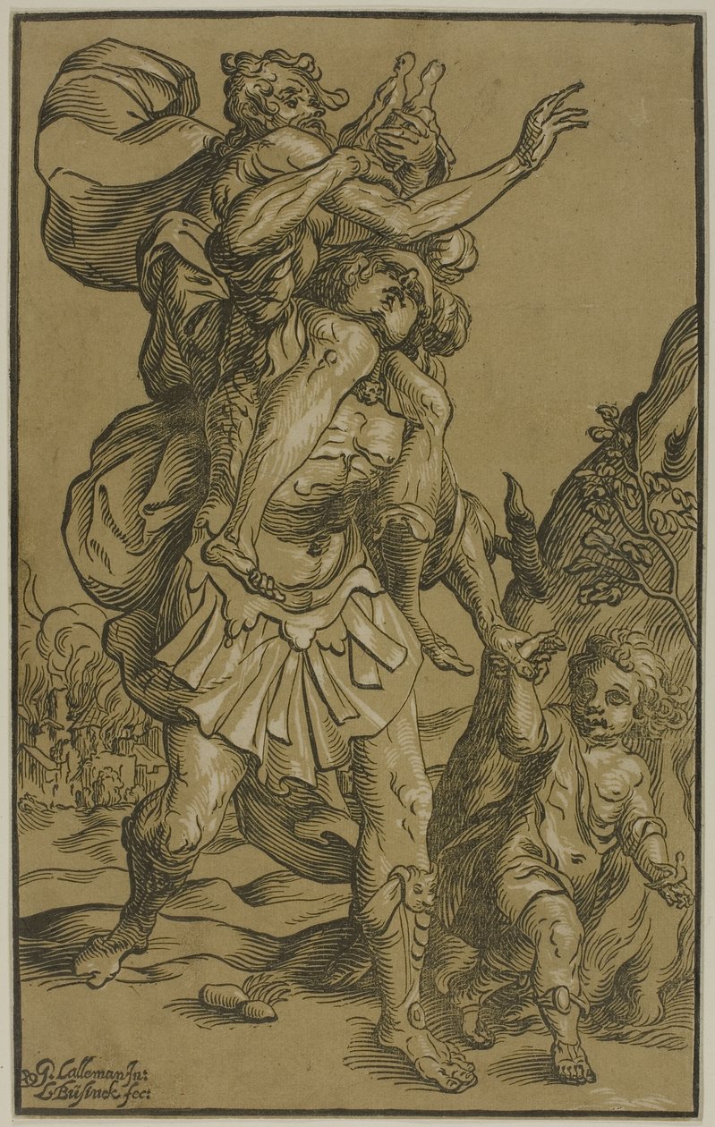 Énée et Anchise - Ludolph Büsinck