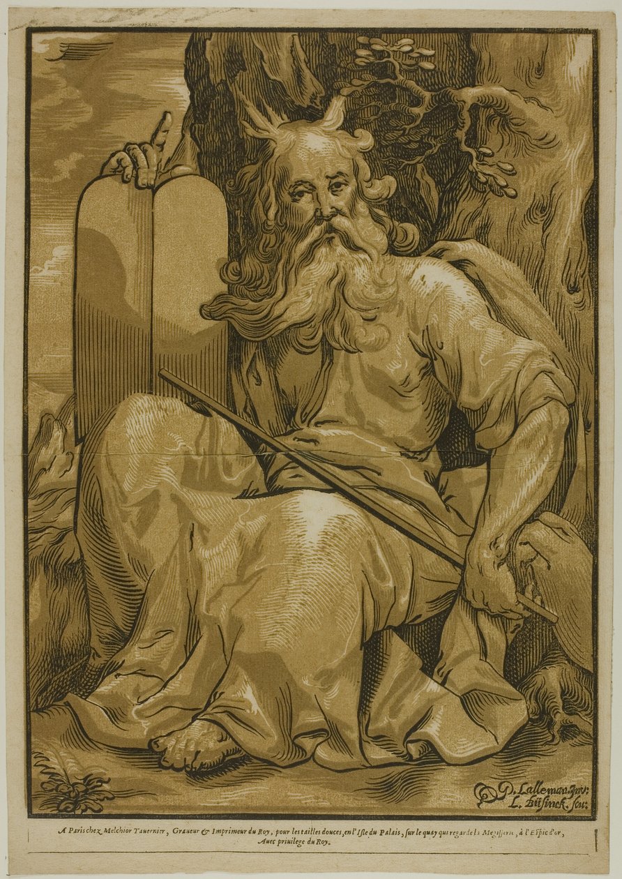 Moïse avec les tables de la loi - Ludolph Büsinck