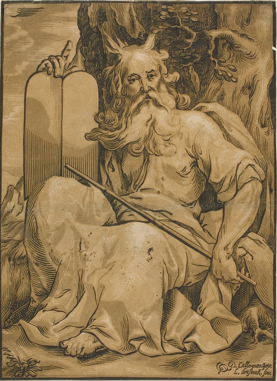 Moïse avec les tables de la loi - Ludolph Büsinck