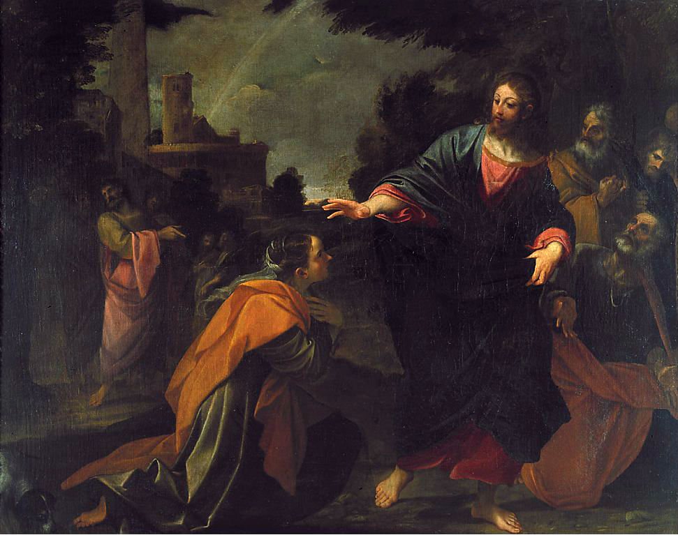 Christ et la femme cananéenne - Ludovico Carracci