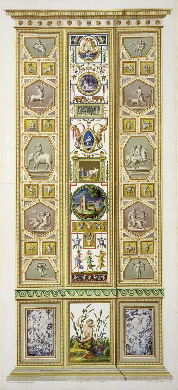 Panneau de la Loggia de Raphaël au Vatican, de 