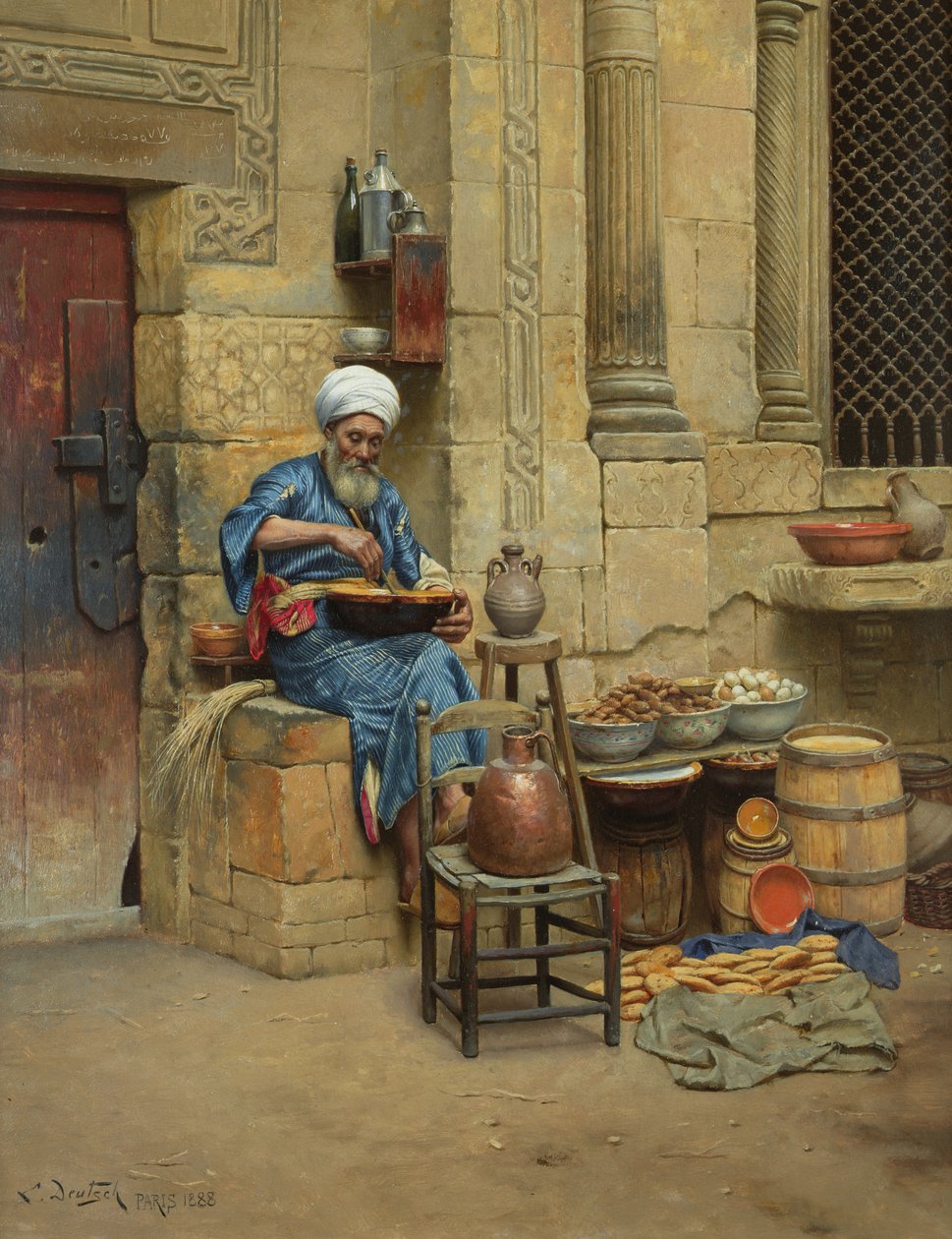 Marchand de rue, 1888 - Ludwig Deutsch