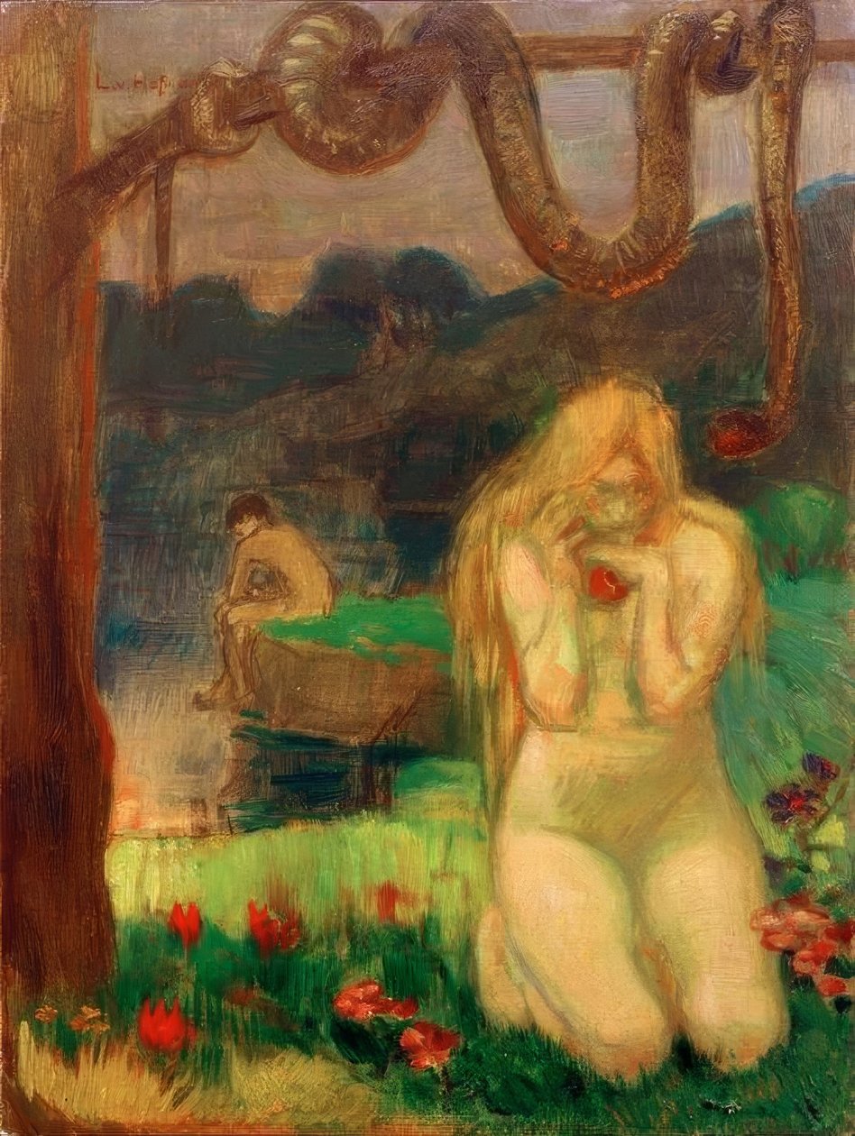 Adam et Ève - Ludwig von Hofmann
