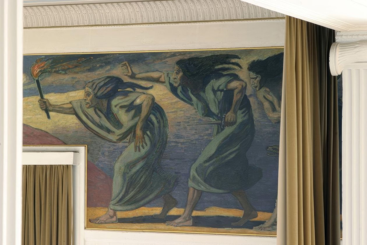 Weimar, Théâtre National, Erinnyes - Ludwig von Hofmann
