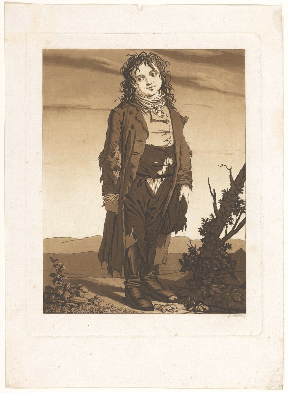 Enfant mendiant - Ludwig Buchhorn