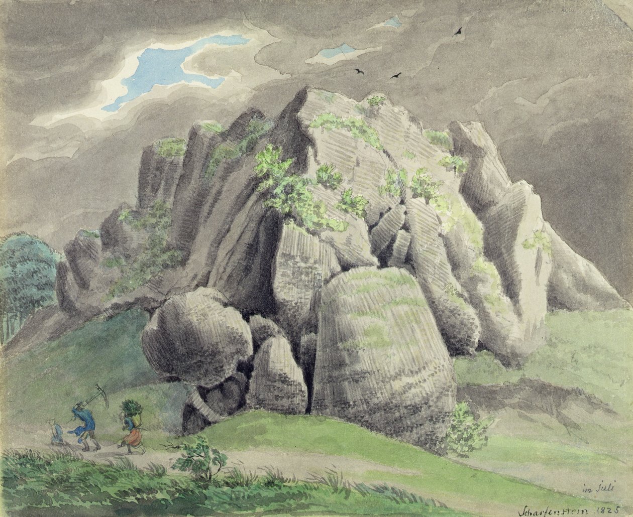 Scharfenstein près de Gudensberg - Ludwig Emil Grimm