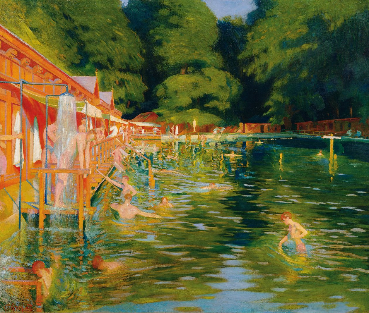 Piscine, 1905 - Ludwig Ferdinand Graf