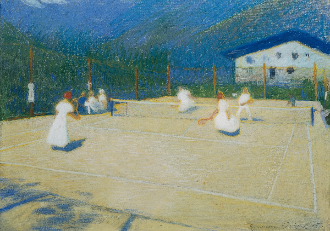 Court de tennis à Gossensass - Ludwig Ferdinand Graf