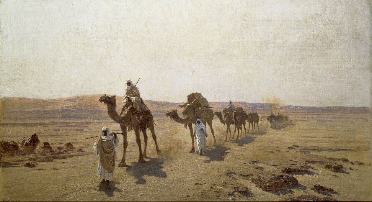 Une caravane arabe, 1903 - Ludwig Hans Fischer