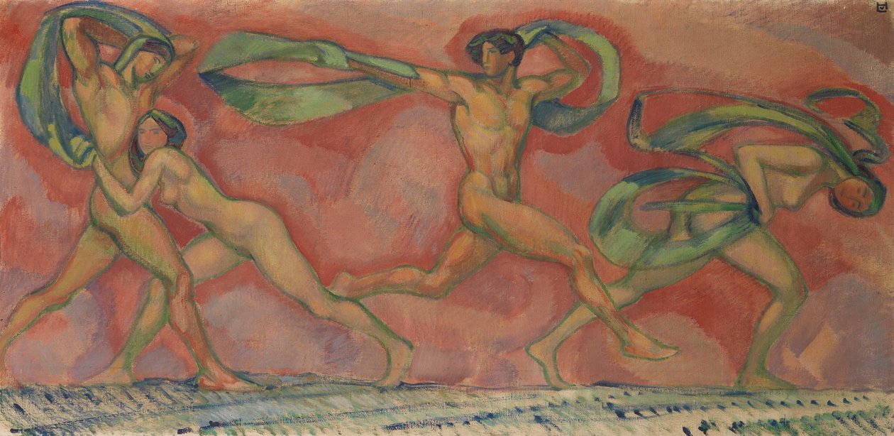 Frise de danse, 1912 - Ludwig von Hofmann