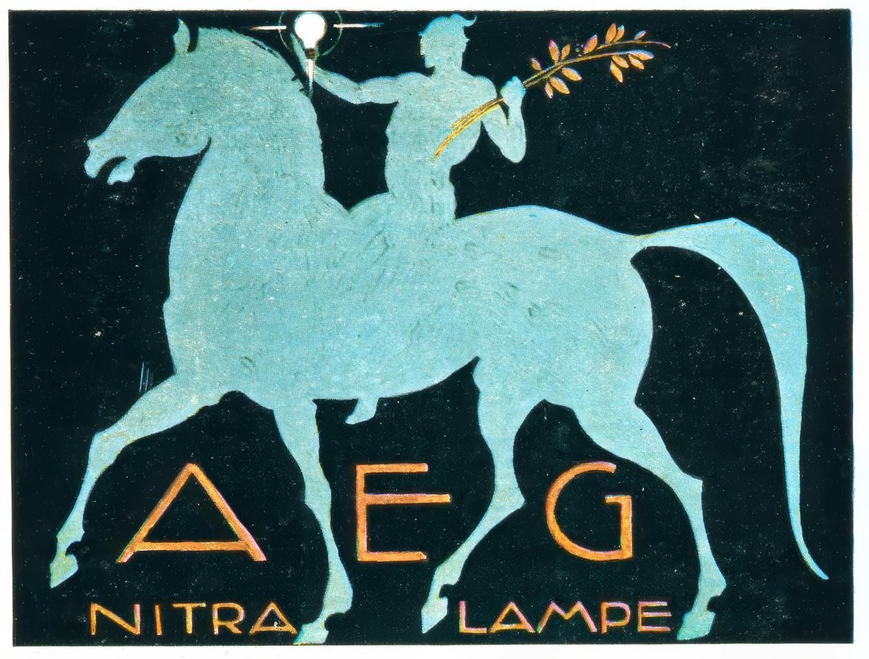 AEG / NITRA LAMPE - Ludwig Hohlwein