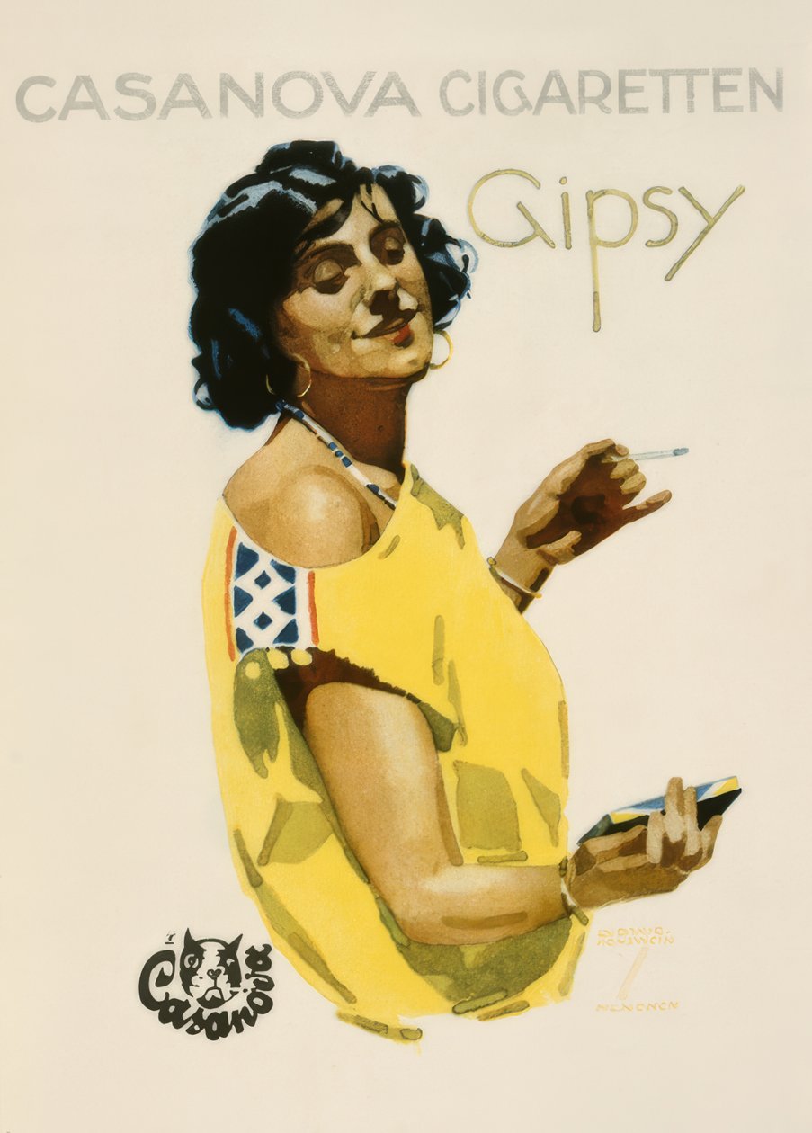 Casanova Cigaretten Gipsy - Ludwig Hohlwein